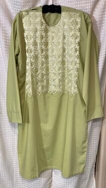 Vintage/Traditional Embroidered Tunic Dress Long Sleeve